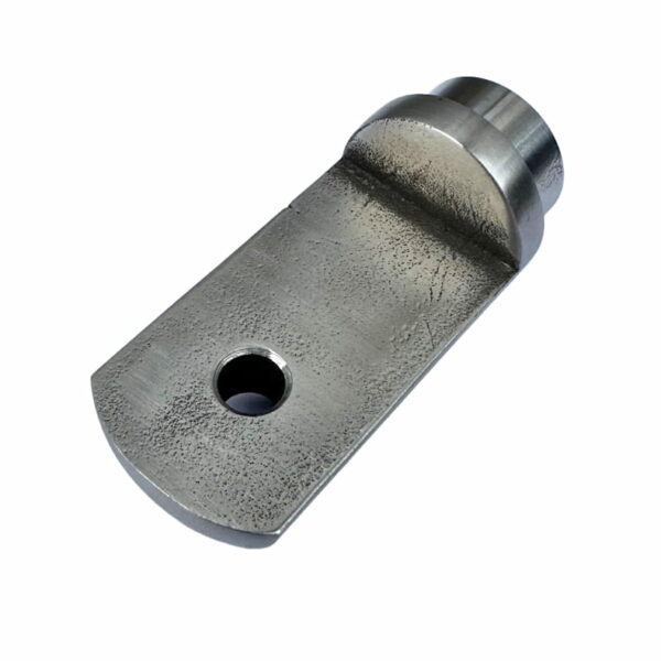 Tredesteun voor ingelaste stalen trapbomen