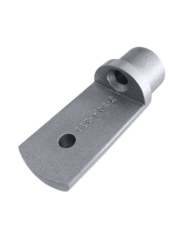 Stufenauflager aus Edelstahl für die Befestigung von Treppenstufen